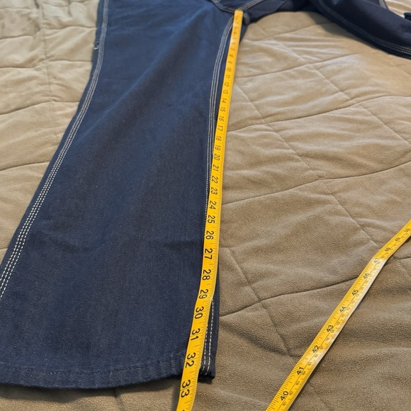 Vintage KEY Authentic Dungaree Jeans 30x32 Regular Fit Carpenter Denim NWT - Picture 11 of 13
